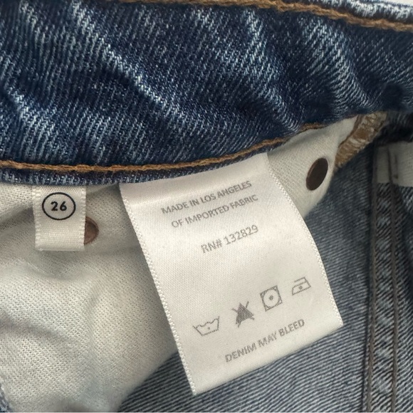 GRLFRND The Karolina High Rise Straight Crop Jeans Size 26 - Picture 11 of 11